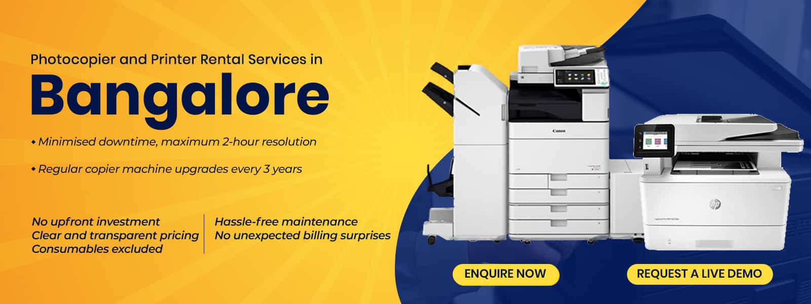 Photocopier Machine Rental in Bangalore