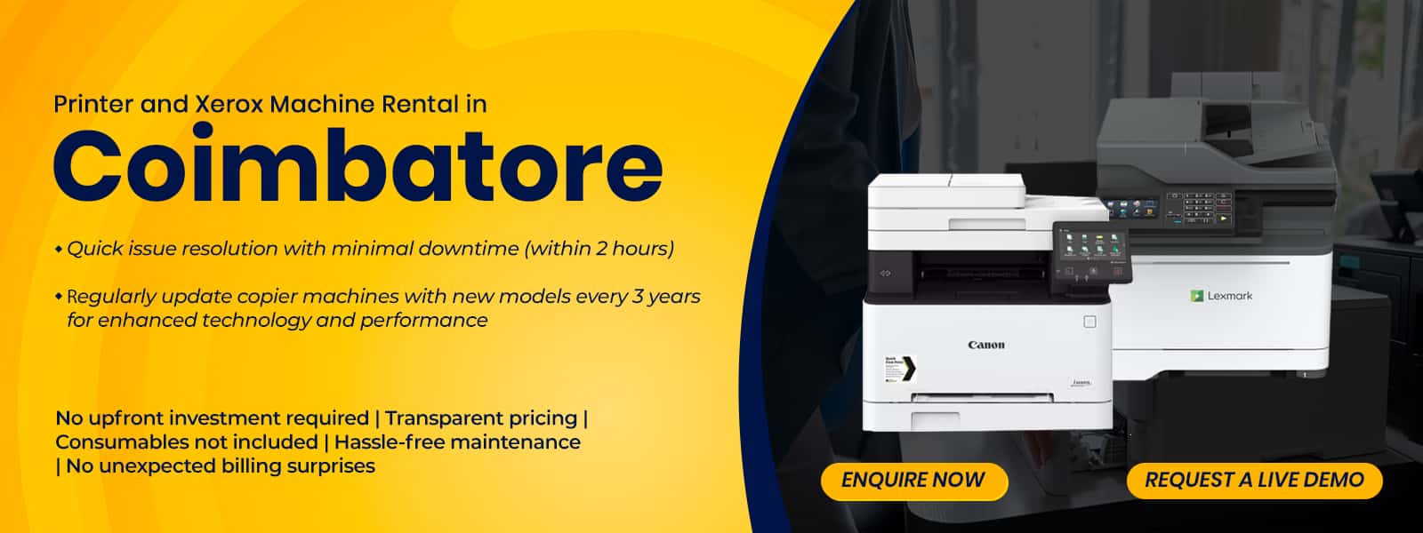 Photocopier Machine Rental in Coimbatore